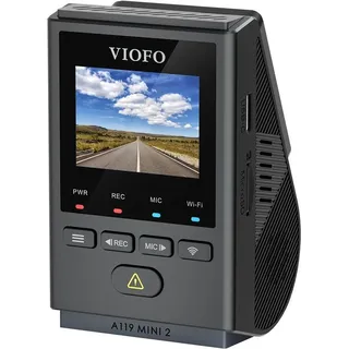 VIOFO A119 Mini 2 (Nachtsicht, GPS-Empfänger, QHD), Dashcam, Schwarz