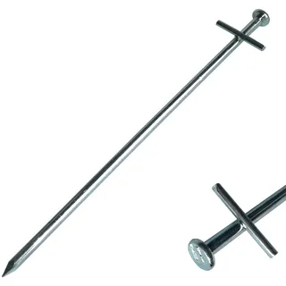 DCP Quality 1-100 Felsbodenheringe Tarzan 23cm aus Stahl für Harte Böden, Zelthering Hering Erdnagel Zeltpflöcke Steinbodenhering Zeltnagel Erdanker Zeltanker Bodenanker (4)