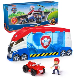 Spin Master PAW Patrol – Launch'n Rescue PAW Patroller Teamfahrzeug mit neuen Funktionen, inkl. Ryder-Figur und 1 Basis-Fahrzeug