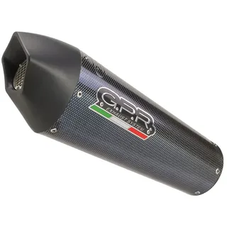 GPR EXHAUST SYSTEMS Gpr Auspuff für Ducati Multistrada 950 V2 S 2021/2023 e5 Auspuff zugelassen mit Gp Evo4 Poppy