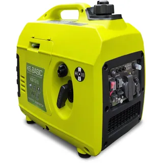 K&S BASIC Inverter-Generator KSB 12i S stromerzeuger kW 1.2,Inverter-Generatoren zum Angeln, zum Camping, USB-Ausgang,Benzin notstromaggregat