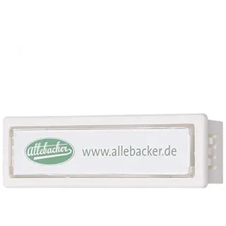 Namenschild für Briefkästen-Anlagen ( Renz,Knobloch,Allebacker...) Weiß