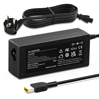 45W Laptop Ladekabel Netzteil Kompatibel Mit Lenovo Thinkpad G50 Z50 V110 V130 V330 T440 T450 T460 T470 IdeaPad Flex 2 3 Yoga 11 11S ADLX45NCC3A ADLX45DLC3A ADLX45NDC3A Ladegerät Adapter