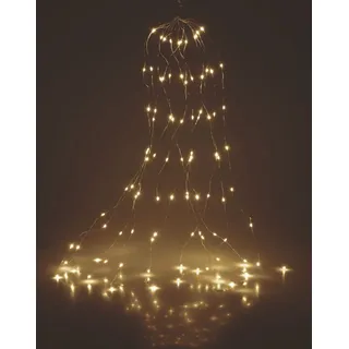 Spetebo LED Lichterkette Draht 1 m Warmweiß