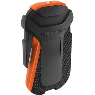 LIFEHAMMER SMART- Automatischer Notfallhammer fürs Auto - Nothammer mit Gurtschneider und Antirutsch Griff - Integrierter Gurtschneider - Ultraharter Keramikhammerkopf - Zerstört Autoglas