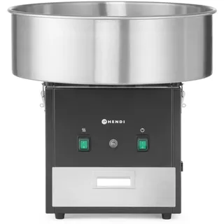 HENDI Zuckerwattemaschine, schwarz 220-240V/1130W, 520x520x(H)503mm,