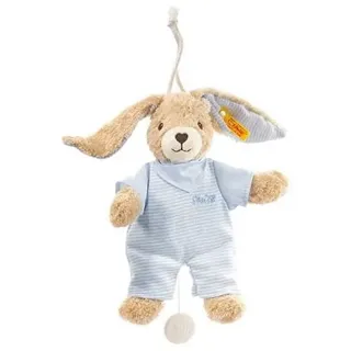 Steiff Hoppel Hase Spieluhr blau