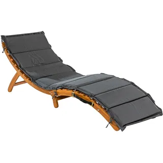 Merxx Honopu Sonnenliege 180 x 54 x 60 cm Grau