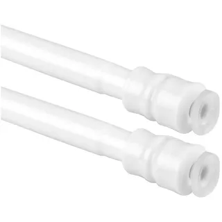 BestLivings Klemmstangen mit Schraubtechnik Weiß, 25 bis 40 cm 2er Pack