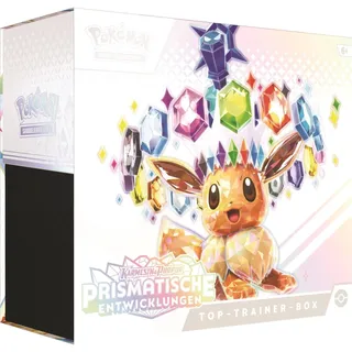 Pokémon Karmesin & Purpur Prismatische Entwicklungen Top-Trainer-Box