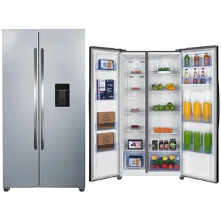 PKM KS6.12D Side-by-Side (439 l, 1770 mm hoch, Silber)