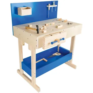 Small Foot Company Kinderwerkbank in Blau und Natur (10839)