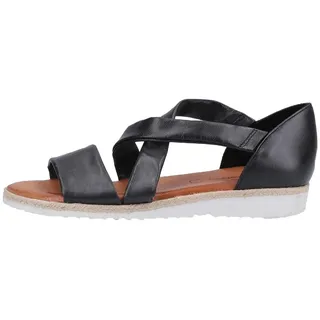 Hush Puppies Women's Gemma Espadrille Wedge Sandal, Schwarz, 37 EU