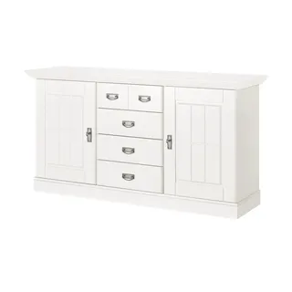 maison bleue Sideboard  Florian , weiß , Maße (cm): B: 171,3 H: 90,1 T: 48.0