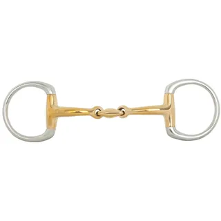 Olivenkopftrense Doppelt Gebrochen 14 mm Gebiss 14,5 cm