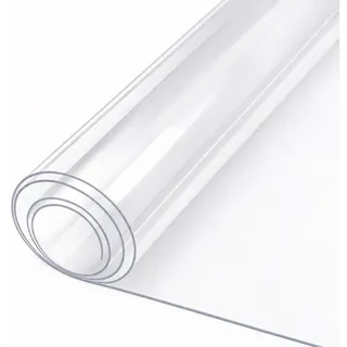 Woltu Tischdecke 2 mm Transparent 100 x 180 cm Transparent