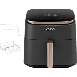 COSORI TurboBlaze Heißluftfritteuse 6 l 10-in-1 Schwarz/Gold CAF-DC602-KEUR
