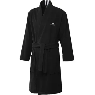 Bathrobe Bademantel ohne Kapuze Schwarz-2XL