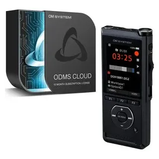 OM-System DS-9100 Diktiergerät, 2 GB intern, mit SD-Slot, USB und Sprachaktivierung