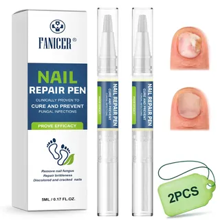 2 Stück Nail Care Pen, Stift Nail Care Pen, Fußnägel Behandlung, Health Routin Nail Care Pen, Kosmetische Pflege Bei Nail Care, Behandlung Schnell, Nail Care für Gepflegte Fingernägel Fußnägel