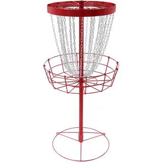 Disc-Golf-Korb, Tragbare Disc Golf Korb Stands, 24-Ketten Iron Golf Goals Korb, für Hinterhöfe, Parks, Camping, Golfplätze, temporäre Kurse, Schulprogramme, 64.5x132cm(DxH)