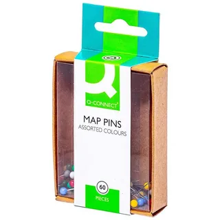 Q-Connect Landkartennadel, Ø5mm, 60 Stück