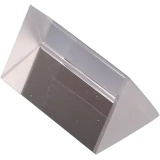 ZGLUZP Optisches Glas, dreieckiges Prisma, Physik, Unterricht, Lichtspektrum, Modell, pädagogische Wissenschaftssets, Lernsets (5 cm)