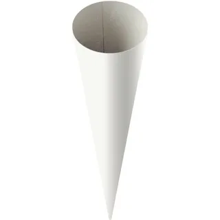 Baier & Schneider Heyda Schultüte Rohling 70cm,VE=10 (Weiss)