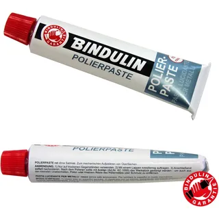 Metallblitz Polierpaste für Weichmetall Aufpolieren von Oberflächen für Messing Kupfer Aluminium Nickel Silber Zinn Instrument Münzen, Farbe rot