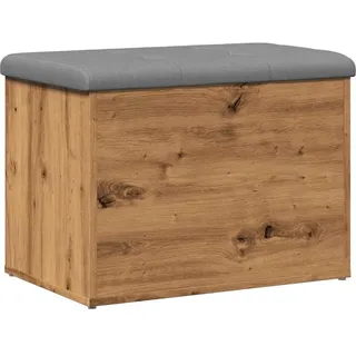 vidaXL Sitzbank mit Stauraum Artisan-Eiche 62x42x45 cm Holzwerkstoff