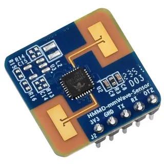 Waveshare MmWave AIoT Radar, Mikrobewegungs-Erkennungssensor, (FMCW) GPIO/UART, 3.3V, 24GHz