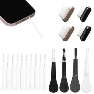 XRVRILE Handy Reinigungsset 18-teilig, Ladebuchse Reiniger & USB C Reinigungsset zum Handy Ladebuchse Reinigen, Smartphone Reinigungsset für Telefon Lautsprecher, Port & Anschluss, Phone Cleaning Kit