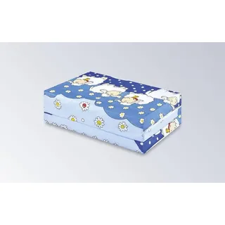 Kinder-Reisematratze, Motiv Schaf - Blau
