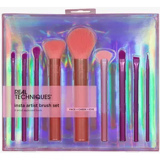 Real Techniques 9-teiliges rosa-lilafarbenes Insta Artist Pinselset