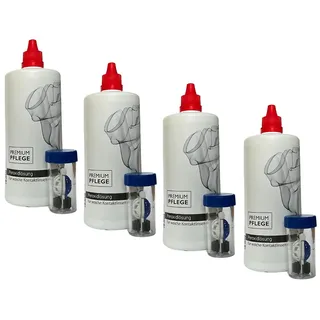 Premium Pflege - Peroxid 4x 360ml Kontaktlinsen Pflegemittel MHD
