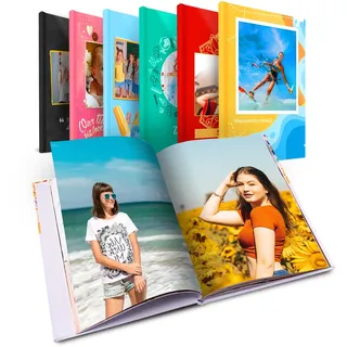 Fotoalbum selbst gestalten (A4 Hochformat, 36 Seiten) Erstelle ein personalisiertes Fotobuch mit hochwertigem Druck, ideal als kreatives und individuelles Geschenk