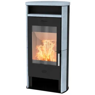 FIREPLACE Santa Fe Speckstein Schwarz