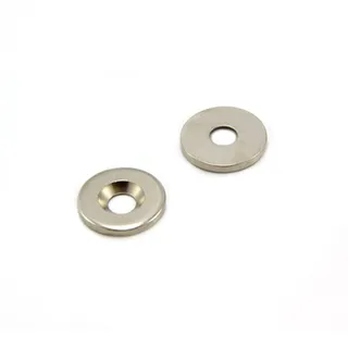 Counterunk Stahlscheibe Für Die Verwendung von Magneten, Hängegrafiken Oder Notizenboards - 16mm Durchmesser x 2mm Dickes x 5mm Loch - Packung von 50
