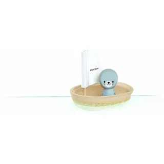 PlanToys Sailing Boat-seal Badeboot Holz