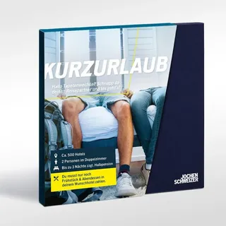 Jochen Schweizer Geschenkbox Kurzurlaub,