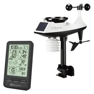 Miraval Wetterstation 4-MV0424 Schwarz