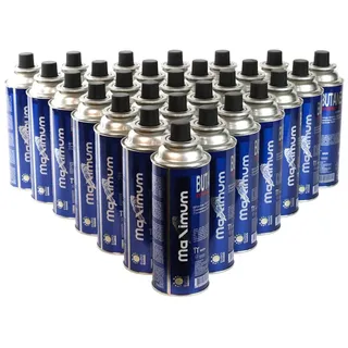 28 x MaXimum Gaskartuschen 227g MSF- 1a/ES-01 Butan Gaskartusche f. Gaskocher, Gasheizung, Gasbrenner, Lötbrenner