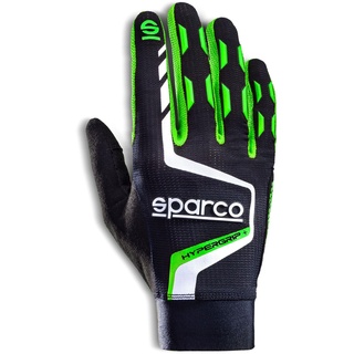 Sparco HYPERGRIP+ T 11 Handschuhe SCHWARZ/GRÜN, bunt, 42/50 EU