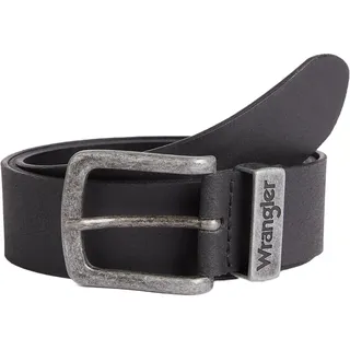 Wrangler Leder Gürtel Schwarz 100cm