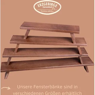 Weigla Schwibbogen-Fensterbank Weihnachtsdeko, Made in Germany (1-tlg), aus Buchenholz, Tiefe ca. 7,5 cm braun 45 cm x 11 cm x 7,5 cm