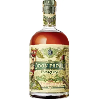 DON PAPA Aus der "Black Gold" Melasse gebrannt reift der Baroko am Fuße des Kanlaon-Berges mehrere Jahre in a - 700.0 ml