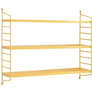 [en.casa] Modulares Wandregal Strängnäs Gelb