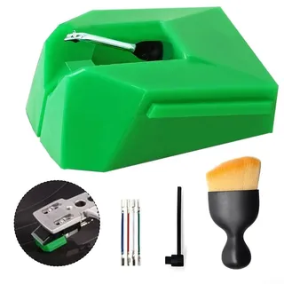 Ersatznadel für Audio Technica AT LP120XUSB mit elliptischer Spitze und Aluminiumschaft für verbesserte Tracking-Leistung