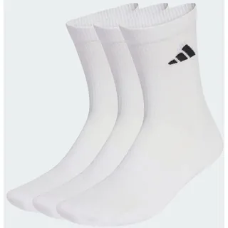 adidas Cushioned Sportswear Crew Socken 3er Pack Weiß/Schwarz 43-45