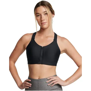 Under Armour Infinity 2.0 High Support Zip Sport-BH Damen 002 black/black L A-C